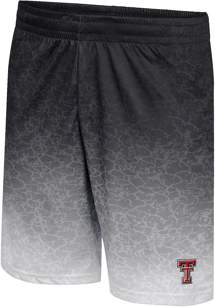 Colosseum Texas Tech Red Raiders Mens Black Walter Shorts