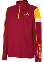 Colosseum Iowa State Cyclones Youth Cardinal Screever Long Sleeve Quarter Zip Shirt