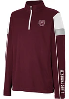 Colosseum Missouri State Bears Youth Maroon Screever Long Sleeve Quarter Zip Shirt
