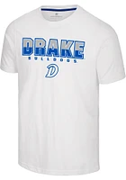 Colosseum Drake Bulldogs White Crane Short Sleeve T Shirt