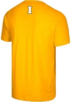 Colosseum Iowa Hawkeyes Gold Crane Short Sleeve T Shirt