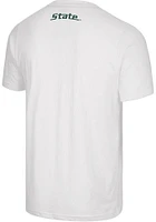 Colosseum Michigan State Spartans White Crane Short Sleeve T Shirt
