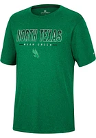 Colosseum North Texas Mean Green Youth Kelly High Pressure Short Sleeve T-Shirt