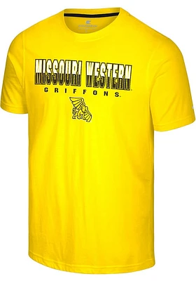 Colosseum Missouri Western Griffons Gold Crane Short Sleeve T Shirt