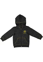 Colosseum Wichita State Shockers Toddler Knobby Long Sleeve Full Zip Sweatshirt - Grey