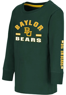 Colosseum Baylor Bears Toddler Roof Top Long Sleeve T-Shirt