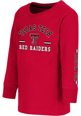 Colosseum Texas Tech Red Raiders Toddler Roof Top Long Sleeve T-Shirt