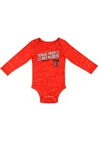 Colosseum Texas Tech Red Raiders Baby Knobby Fun Long Sleeve One Piece