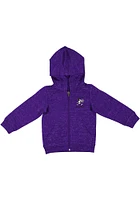 Colosseum K-State Wildcats Baby SMU Knobby Long Sleeve Full Zip Sweatshirt - Purple