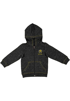 Colosseum Wichita State Shockers Baby SMU Knobby Long Sleeve Full Zip Sweatshirt - Grey