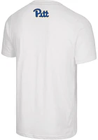 Colosseum Pitt Panthers White Crane Short Sleeve T Shirt