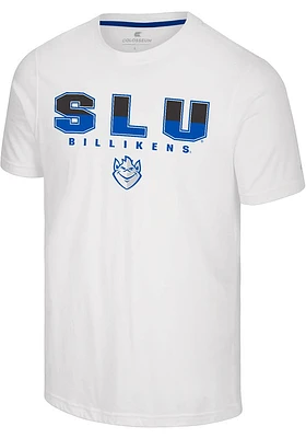 Colosseum Saint Louis Billikens White Crane Short Sleeve T Shirt