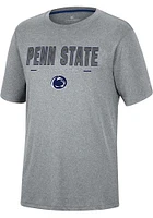 Colosseum Penn State Nittany Lions Youth Charcoal High Pressure Short Sleeve T-Shirt