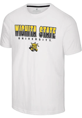 Colosseum Wichita State Shockers White Crane Short Sleeve T Shirt