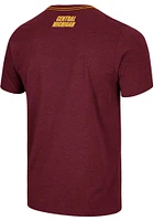 Colosseum Central Michigan Chippewas Maroon Iginition Short Sleeve T Shirt