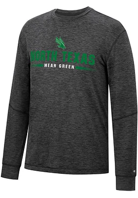 Colosseum North Texas Mean Green Black Tournament Long Sleeve T Shirt
