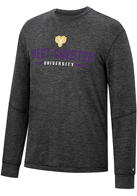 Colosseum West Chester Golden Rams Black Tournament Long Sleeve T Shirt
