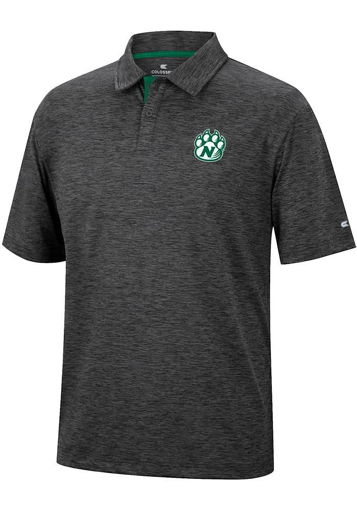Colosseum Northwest Missouri State Bearcats Mens Black Tournament Short Sleeve Polo