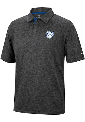 Colosseum Saint Louis Billikens Mens Black Tournament Short Sleeve Polo