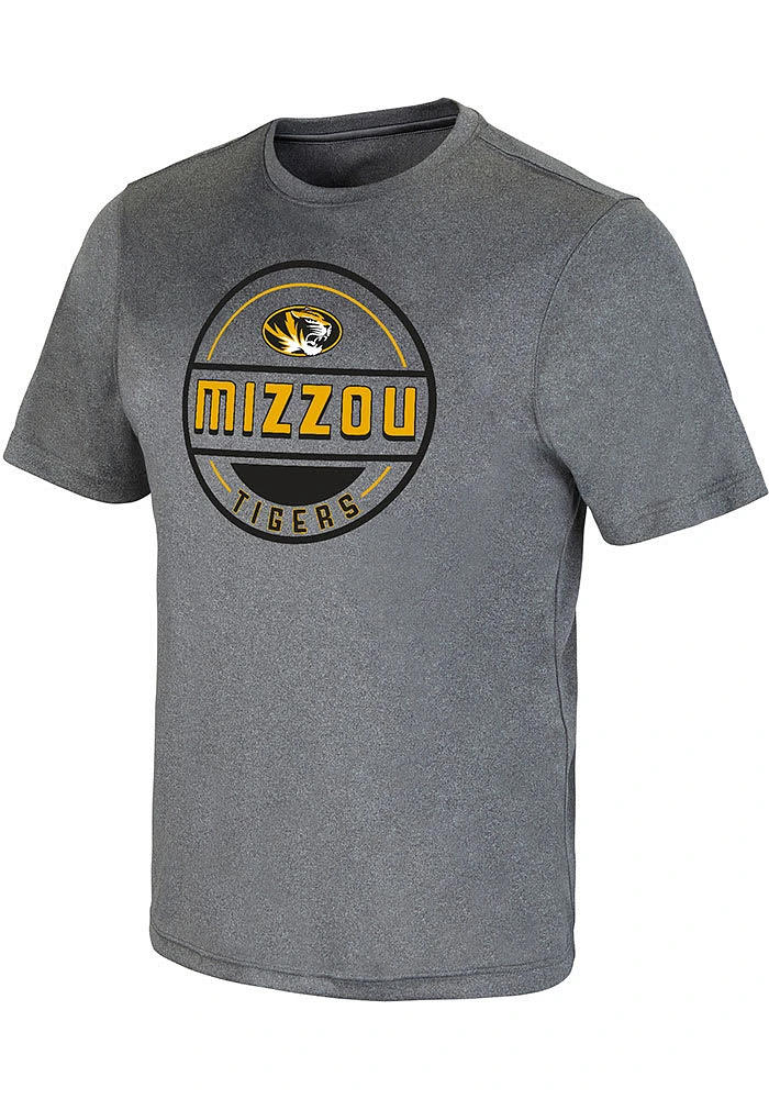 Colosseum Missouri Tigers Grey Larry Short Sleeve T Shirt