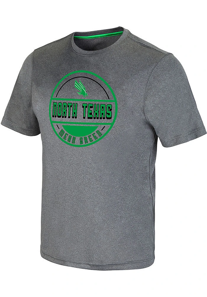 Colosseum North Texas Mean Green Grey Larry Short Sleeve T Shirt