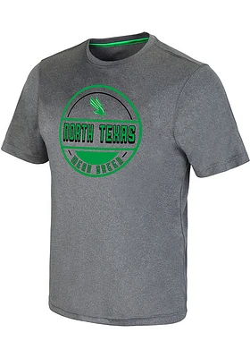 Colosseum North Texas Mean Green Grey Larry Short Sleeve T Shirt