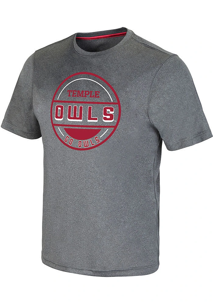 Colosseum Temple Owls Grey Larry Short Sleeve T Shirt