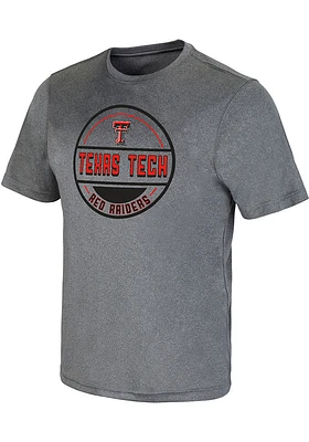 Colosseum Texas Tech Red Raiders Grey Larry Short Sleeve T Shirt
