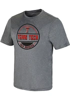 Colosseum Texas Tech Red Raiders Grey Larry Short Sleeve T Shirt