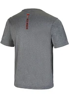 Colosseum Texas Tech Red Raiders Grey Larry Short Sleeve T Shirt