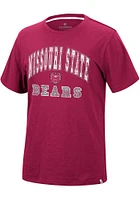 Colosseum Missouri State Bears Maroon Nice Marmot Short Sleeve T Shirt