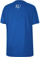 Colosseum Kansas Jayhawks Youth Blue GCC SMU George Short Sleeve T-Shirt