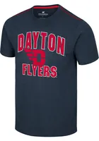 Colosseum Dayton Flyers Navy Blue Iginition Short Sleeve T Shirt