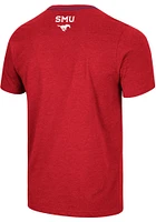 Colosseum SMU Mustangs Red Iginition Short Sleeve T Shirt