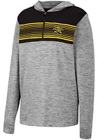 Colosseum Wichita State Shockers Youth Grey Fidelity Long Sleeve Quarter Zip Shirt