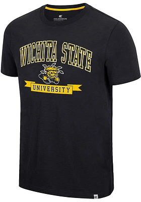 Colosseum Wichita State Shockers Black Objection Short Sleeve T Shirt