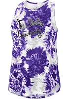 Colosseum TCU Horned Frogs Womens Purple Lava Tank Top