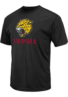 Colosseum IUPUI Jaguars Black Name Drop Short Sleeve T Shirt