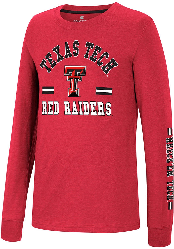 Colosseum Texas Tech Red Raiders Youth Roof Long Sleeve T-Shirt