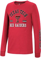 Colosseum Texas Tech Red Raiders Youth Roof Long Sleeve T-Shirt