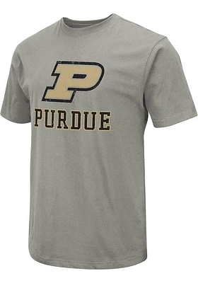 Colosseum Purdue Boilermakers Distressed Short Sleeve T Shirt