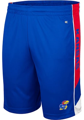 Colosseum Kansas Jayhawks Youth Blue Pool Shorts