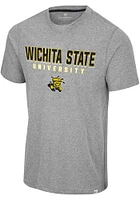 Colosseum Wichita State Shockers Grey Yeah, You Blend Short Sleeve Fashion T Shirt