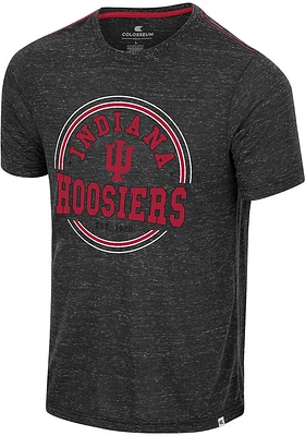 Colosseum Indiana Hoosiers Charcoal Modicum of Gratitude Short Sleeve T Shirt