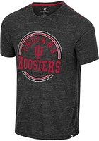 Colosseum Indiana Hoosiers Charcoal Modicum of Gratitude Short Sleeve T Shirt