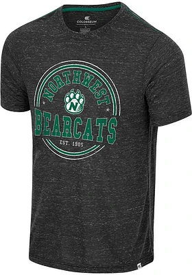 Colosseum Northwest Missouri State Bearcats Charcoal Modicum Of Gratitude Short Sleeve T Shirt