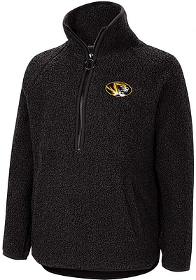 Colosseum Missouri Tigers Girls Gold Walk The Park LS Tops Qtr Zip