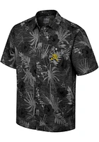 Colosseum Wichita State Shockers Mens Black What Else Short Sleeve Dress Shirt