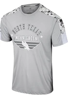 Colosseum North Texas Mean Green Grey OHT Hatch Short Sleeve T Shirt