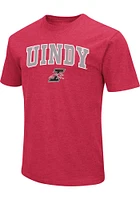 Colosseum Indianapolis Greyhounds Cardinal Playbook Short Sleeve T Shirt